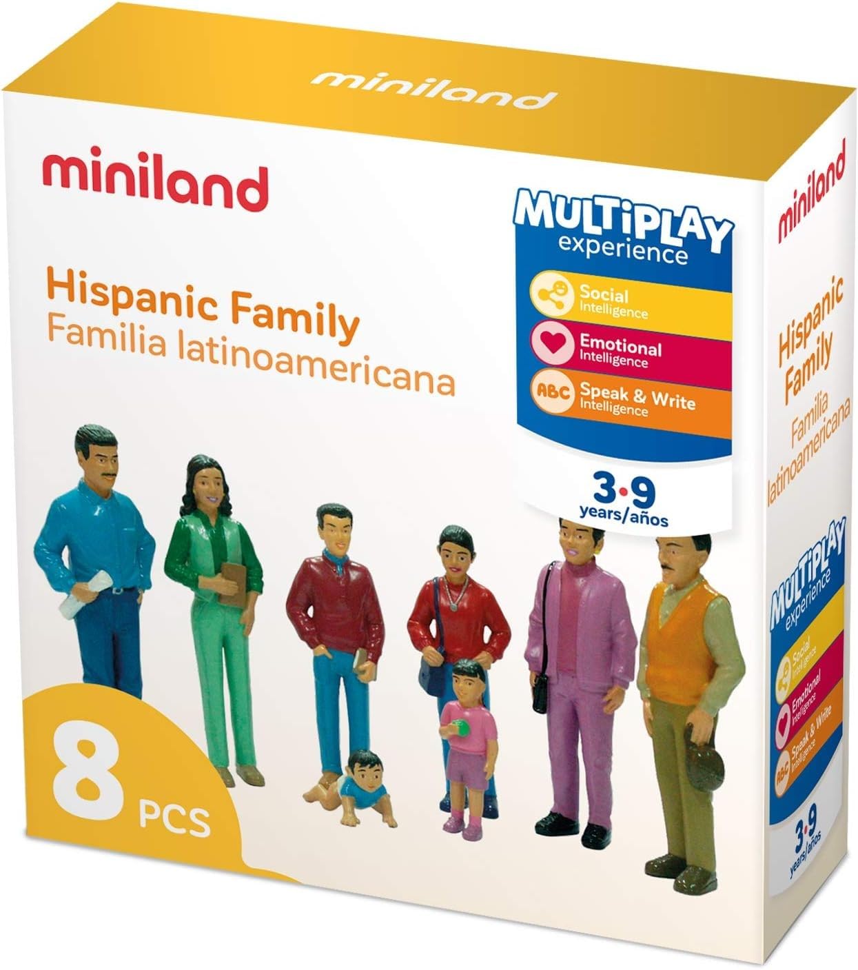 Miniland Figurenset südamerikanische Familie 8 Figuren