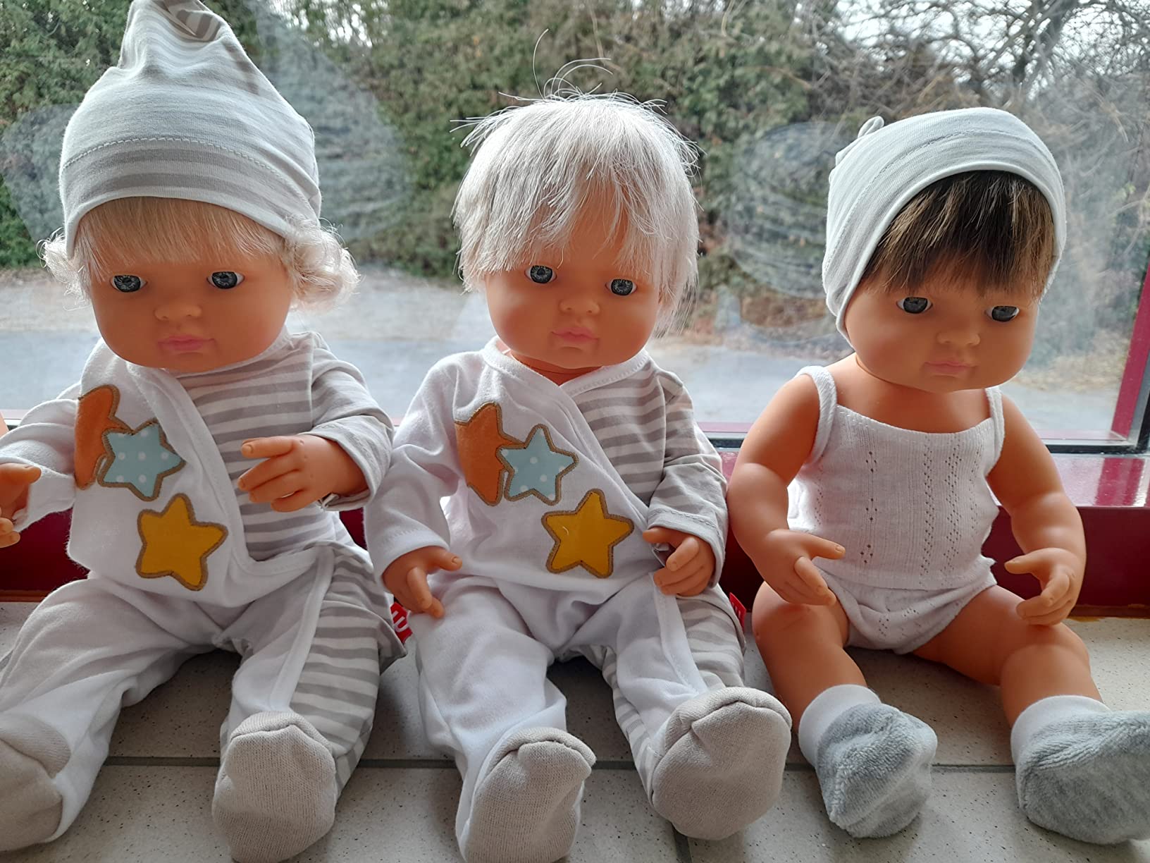 Miniland Dolls Babypuppe 31051 38 cm Europäischer Junge