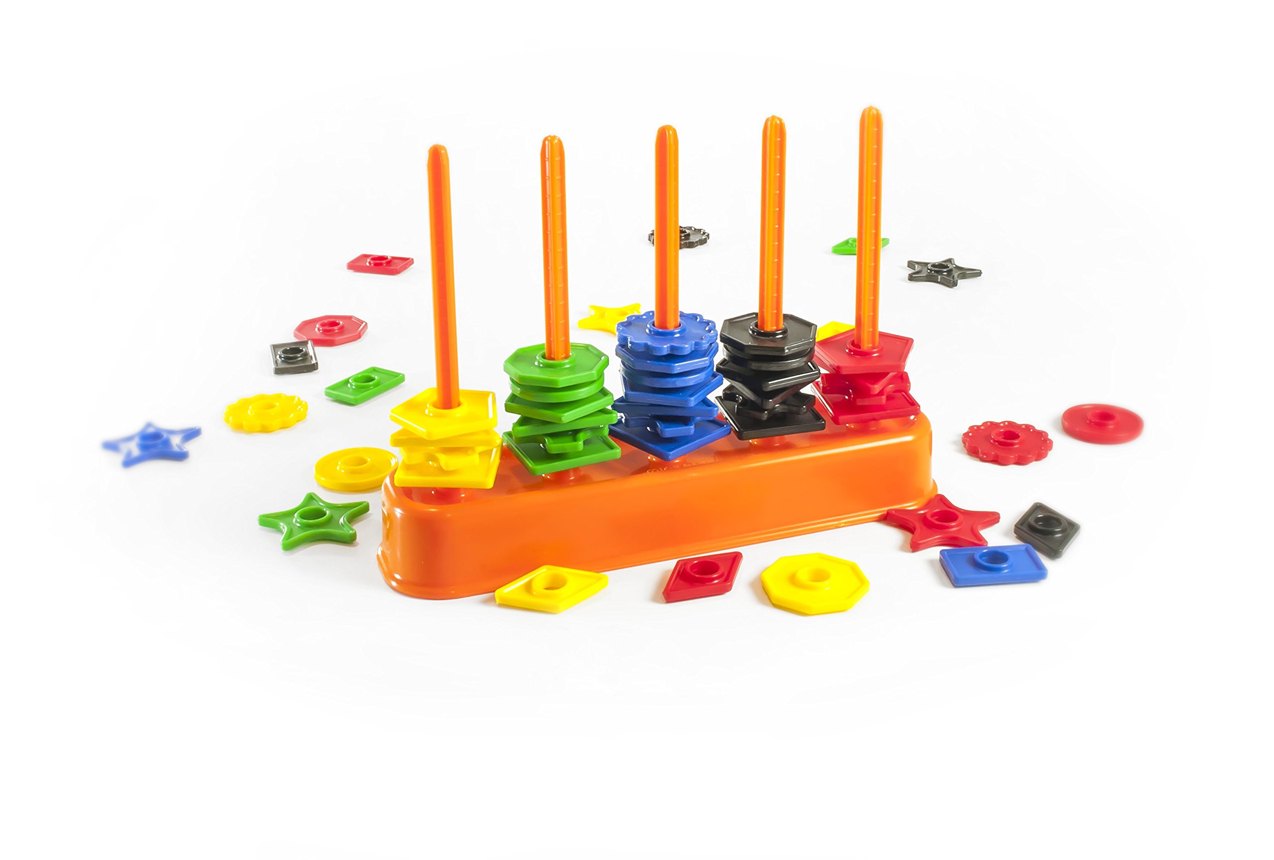 Miniland Abacolor Shapes Abakus 100 Teile Lernspiel