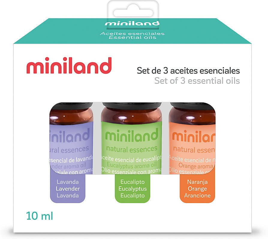 Miniland Essenzen 3er Set Duftöl Lavendel Eukalyptus Orange