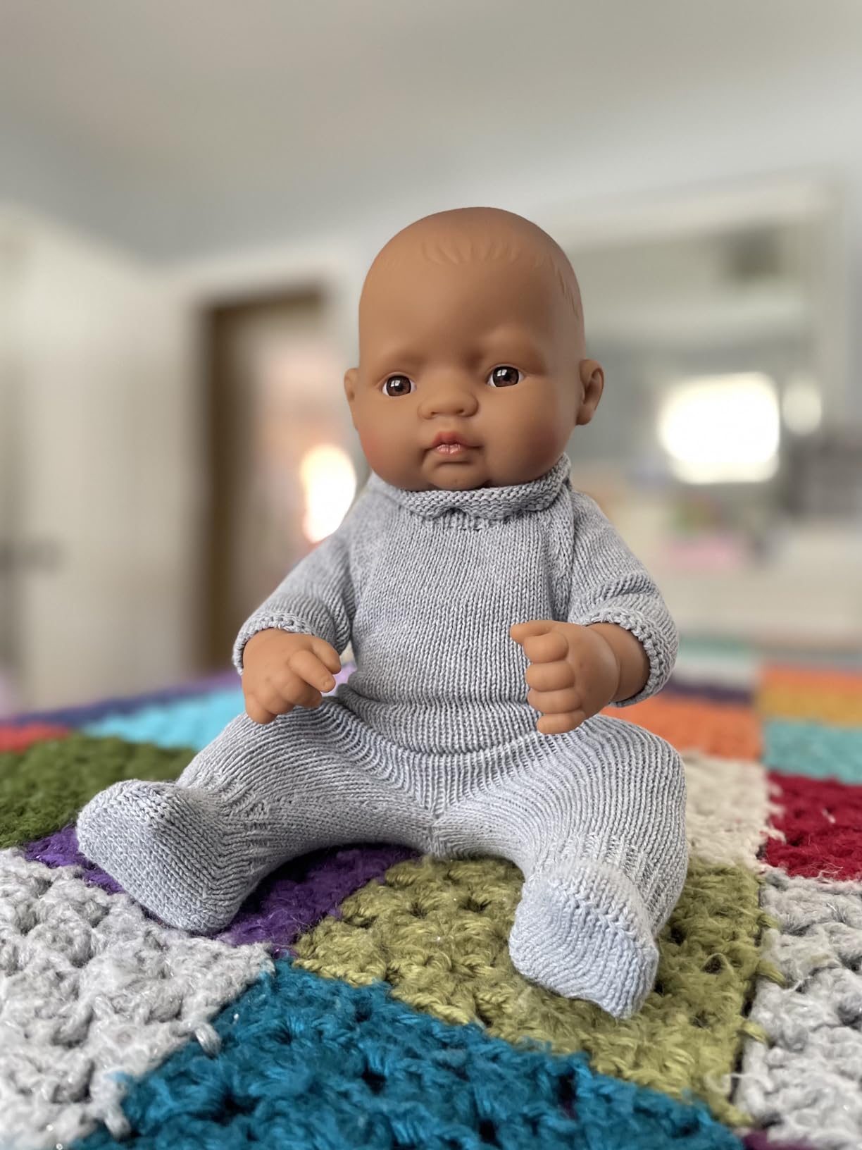 Miniland Dolls Babypuppe Junge 32 cm lateinamerikanisch Vinyl