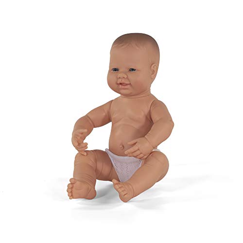 Miniland 31001 Babypuppe Junge 40 cm Neugeborenes