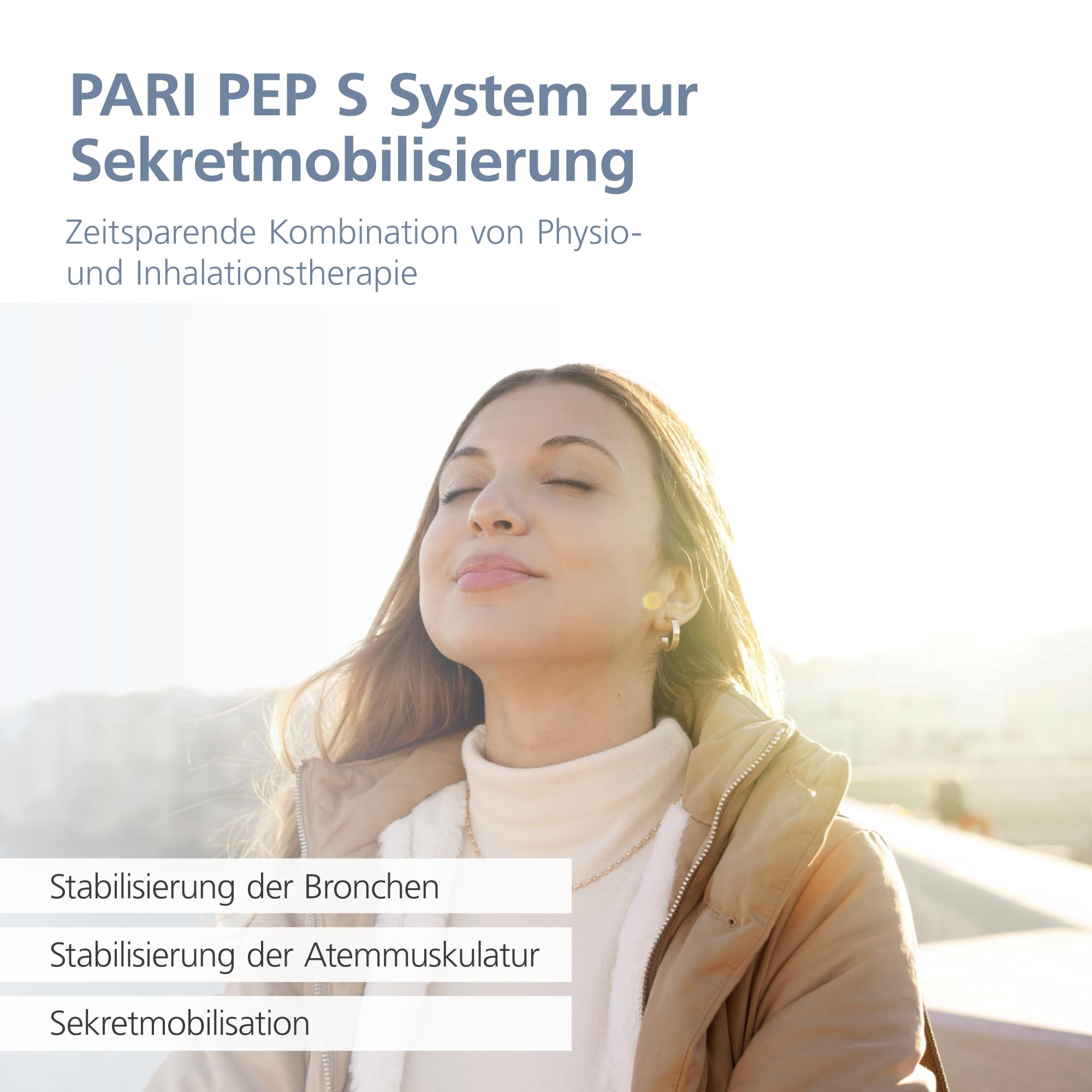 PARI PEP S System Atemtherapiegerät Sekretmobilisation