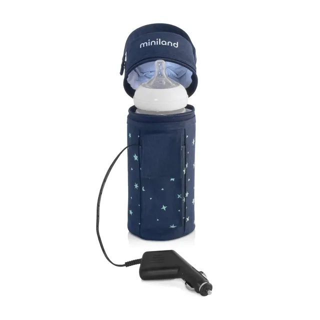 Miniland Flaschenwärmer Baby Auto mit Adapter Warm My Travel