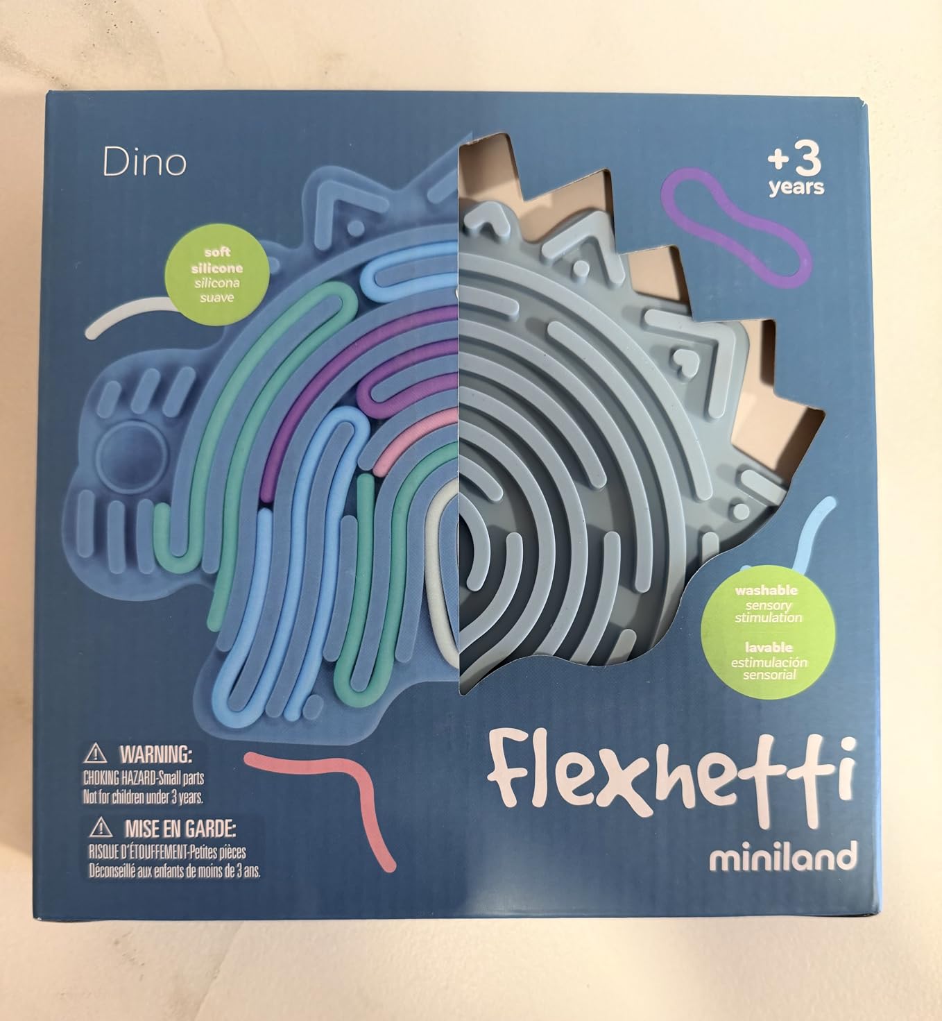 Miniland Flexhetti Fidget Dinosaurier Silikon ab 3