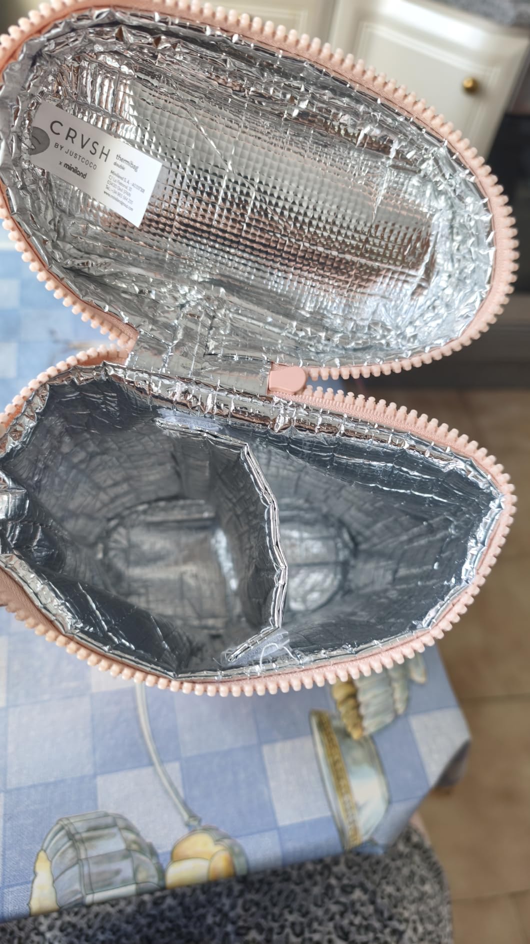 Miniland Nutrition Thermibag CRVSH Kühltasche mit Reißverschluss