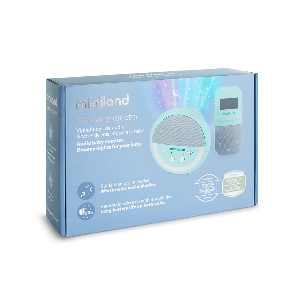 Miniland Digitalk Projector Audio-Babyphone 300 m weißes Rauschen