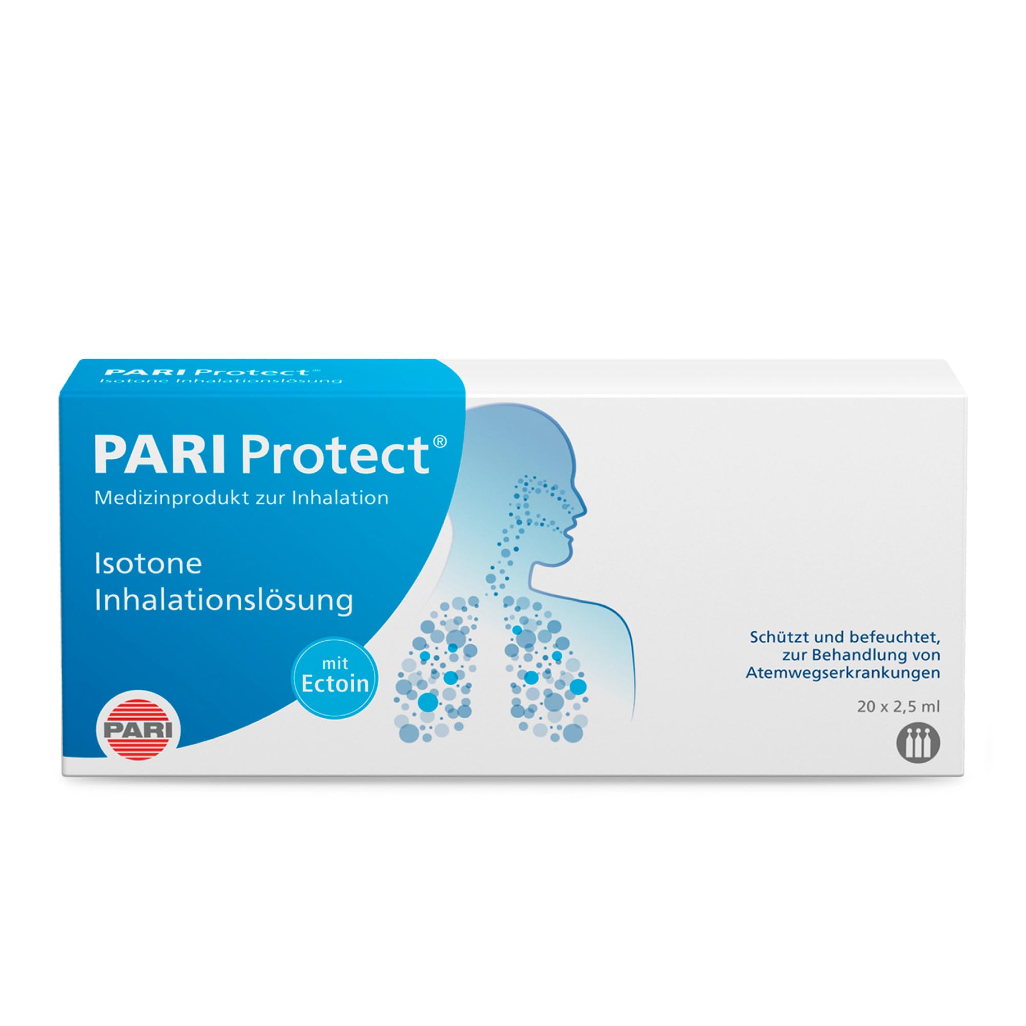 PARI MucoClear Protect Inhalationslösung 20x5 ml 3% Ectoin