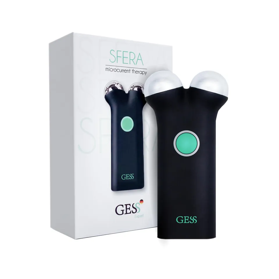 Gess Sfera Mikrostrom Gesichtsgerät Schwarz Anti-Aging