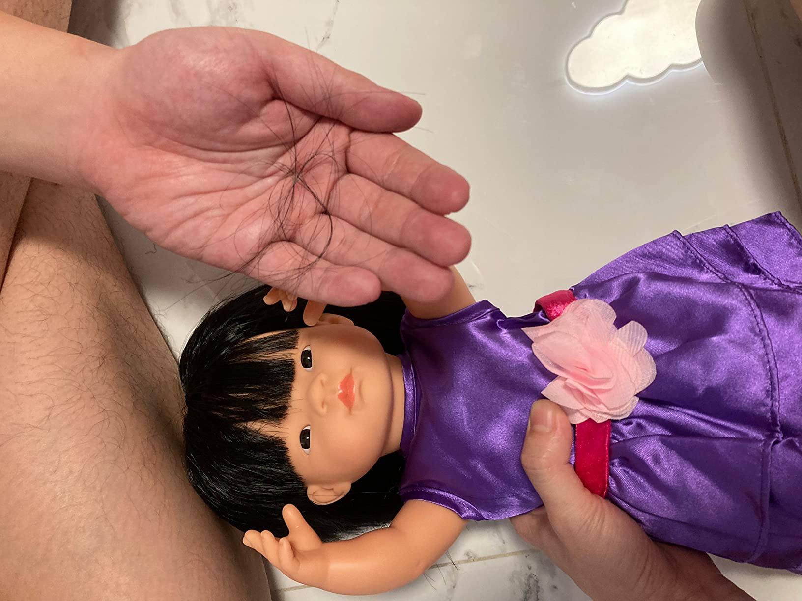 Miniland Babypuppe Asiatisches Mädchen 38 cm Vinyl