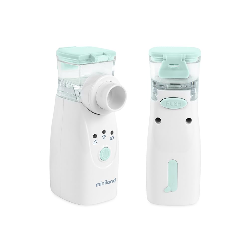 Miniland Nebuclean Vernebler tragbar Inhalator Akku Masken