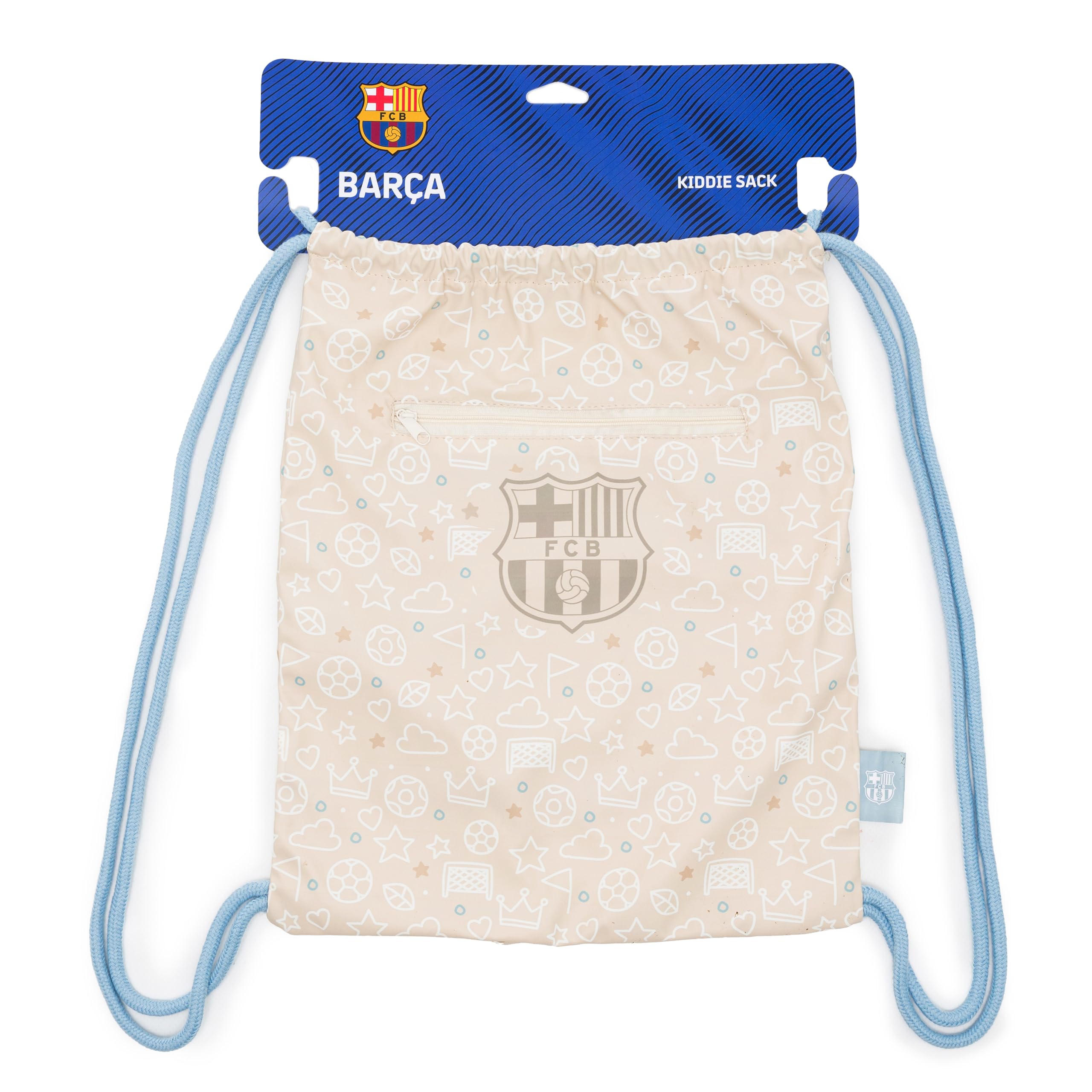 Miniland Kiddie Sack FC Barcelona Turnbeutel mit Kordelzug