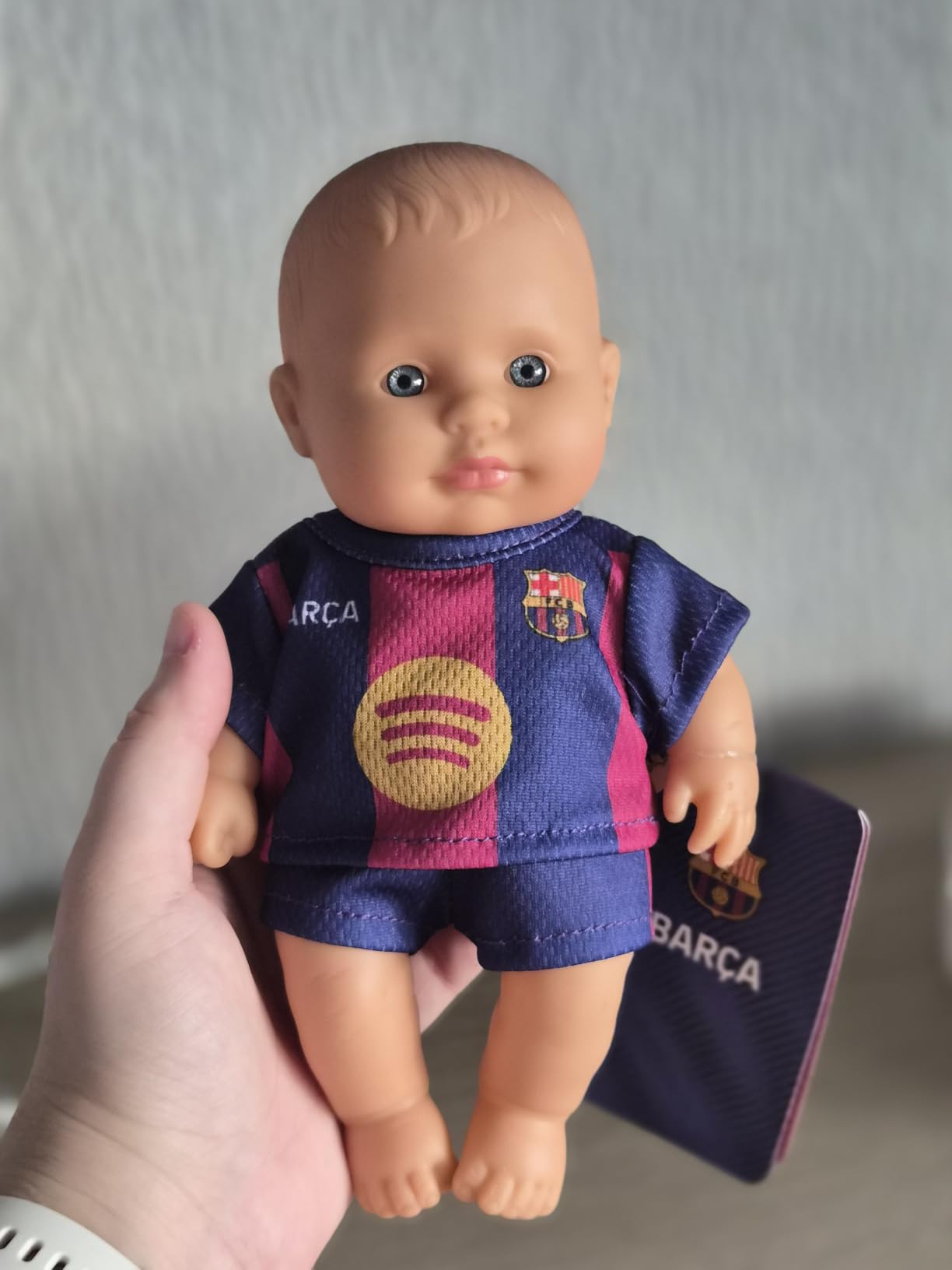 Miniland FC Barcelona Puppe Dunkel 21cm Nr.2