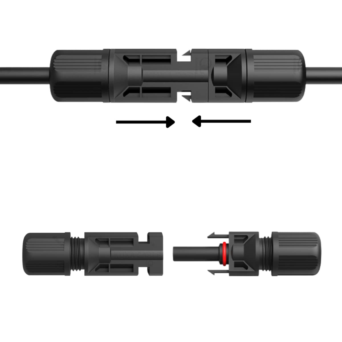 smartEC Solarkabel Verlängerungskabel 2x 14m 6mm²