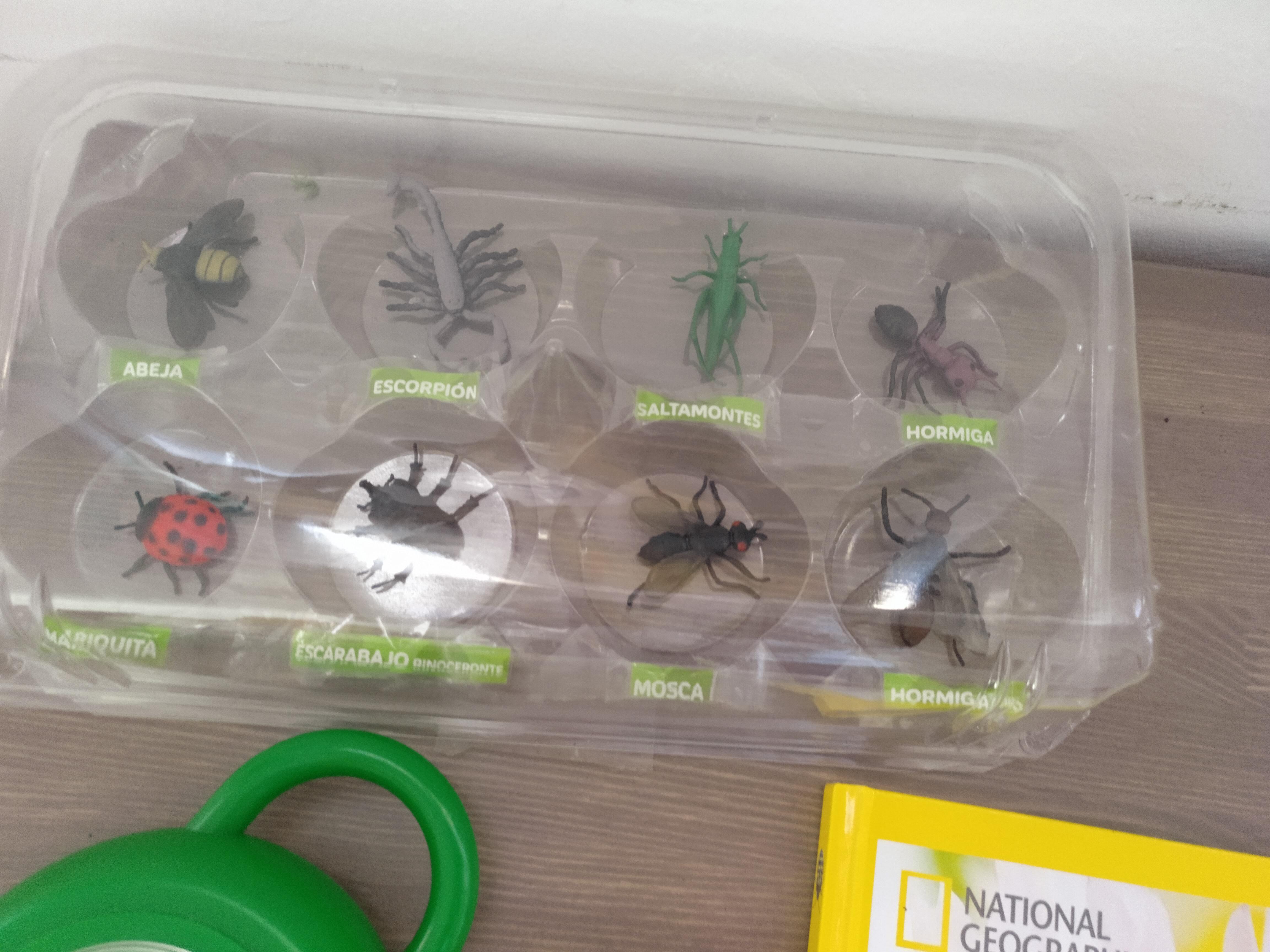 Miniland 27480 Insekten Spielfiguren 12 Figuren in Dose