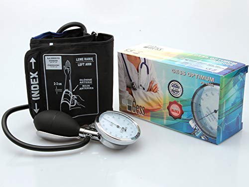 Gess Optimum Blutdruckmessgerät Oberarm analog mit Stethoskop