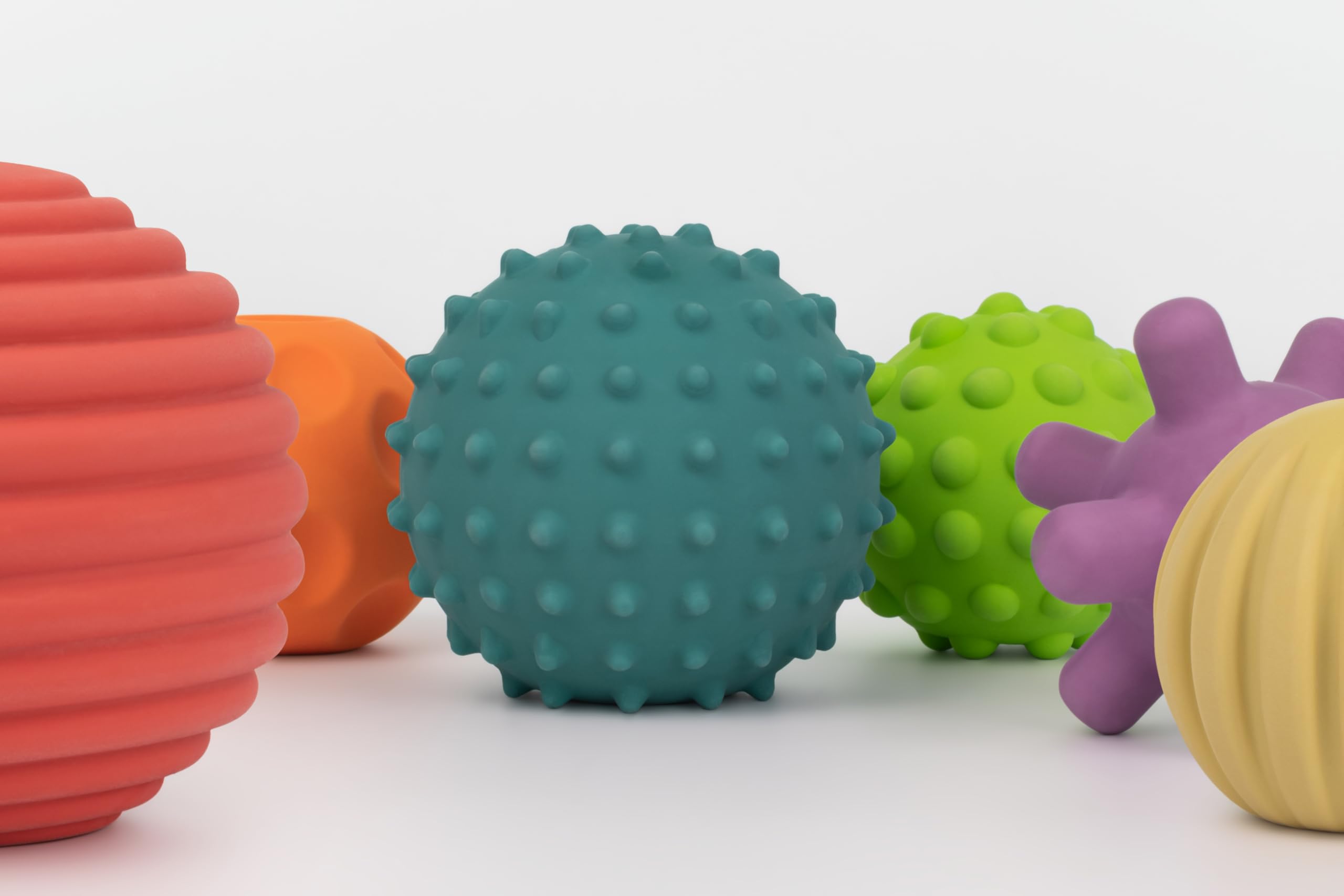 Miniland Sensory Balls Sensorikbälle Naturkautschuk Set