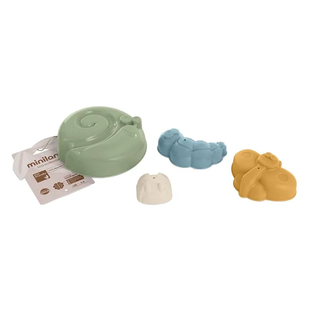 Miniland Outdoor ECO Sandspielset Cool 4 Sandformen