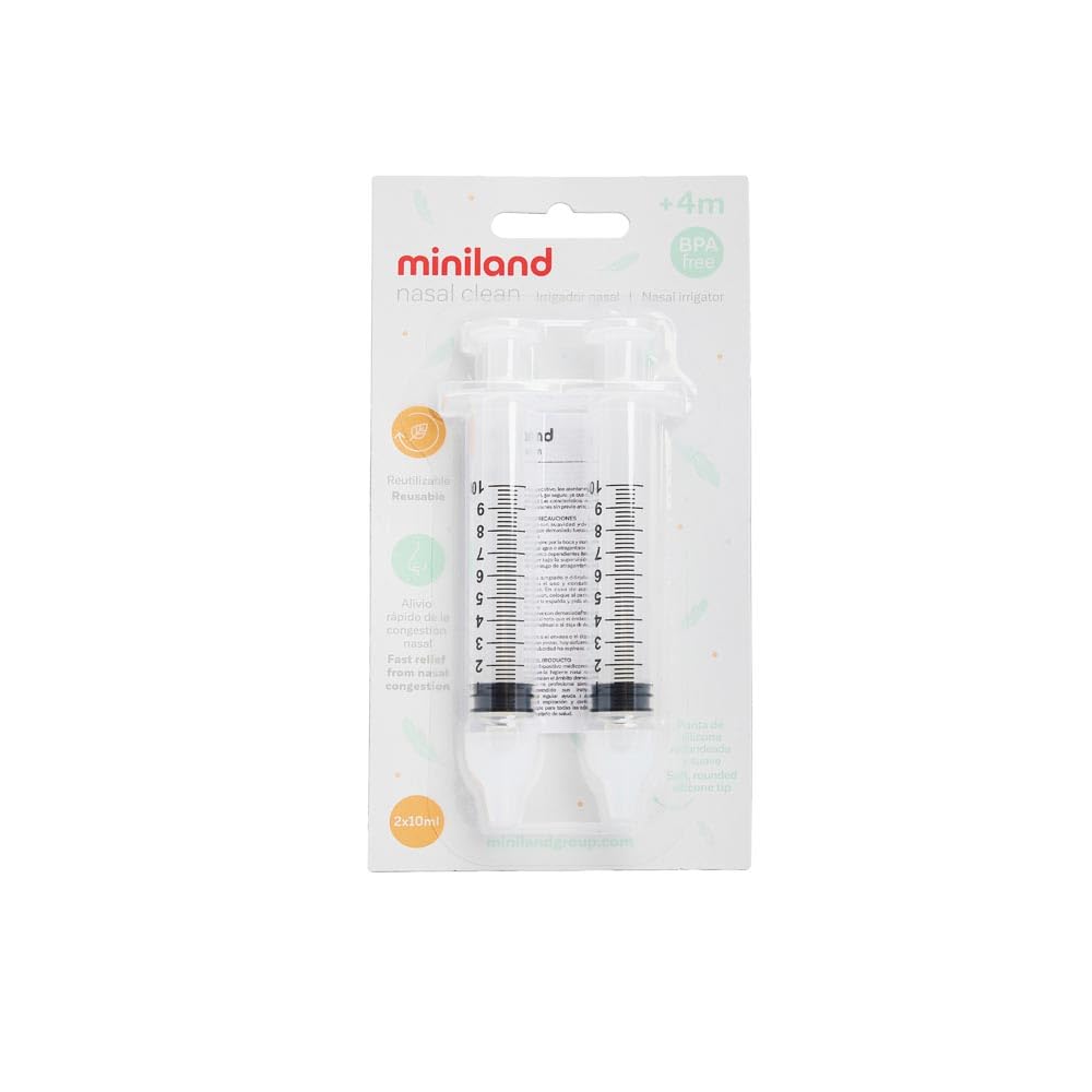 Miniland Nasal Clean Nasenspüler Baby 2er Set Silikon